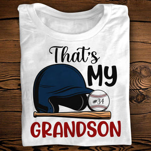 Personalized Gifts For Family Shirt That's My Grandson 02qhqn290323-Homacus