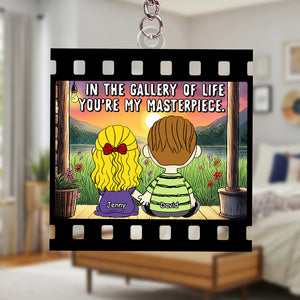 Personalized Gifts For Couple Keychain 02totn191224hg In The Gallery Of Life You're My Masterpiece-Homacus