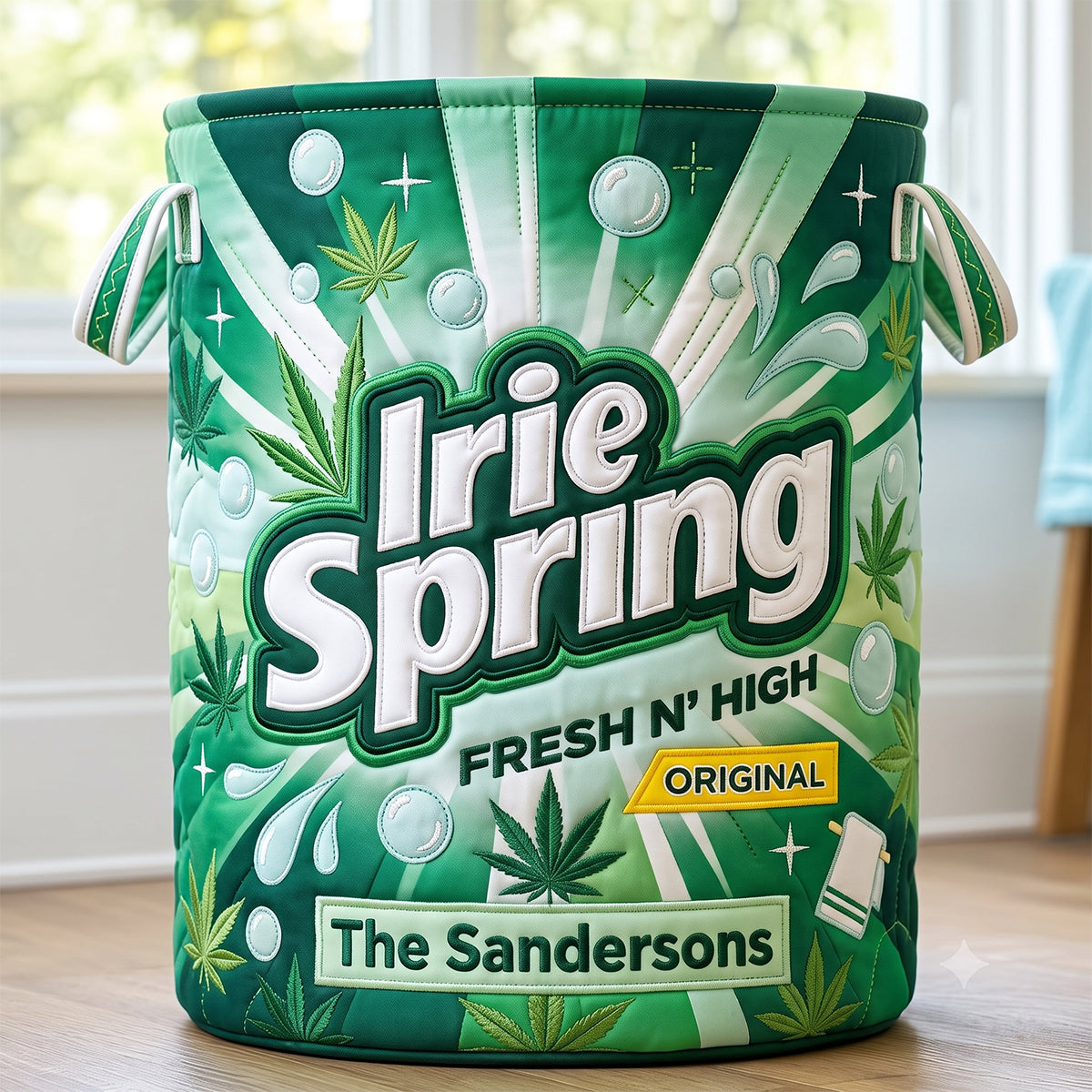 Laid-Back Stoner Laundry Basket - Personalized Gifts 03hutn110726-Homacus