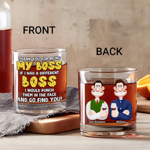 Personalized Funny Gifts For Boss Whiskey Glass 05tgtn120225pa-Homacus