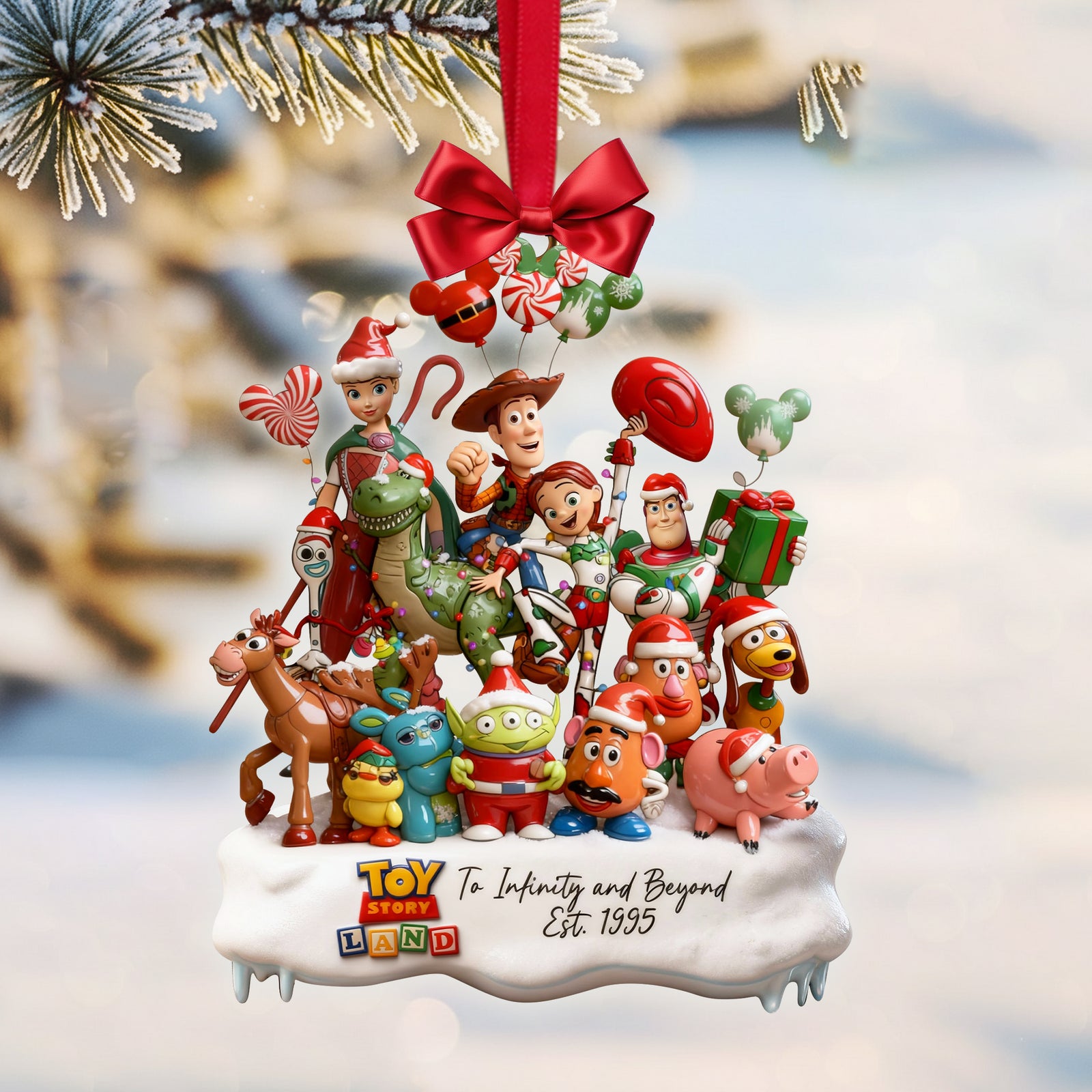 Cute Toy Gang Anniversary Ornament - Christmas Gifts For Movie Fans 02QHLU141025-Homacus
