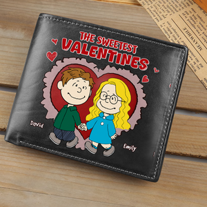 Personalized Gifts For Couple PU Leather Wallet 01ohpu251224hg-Homacus