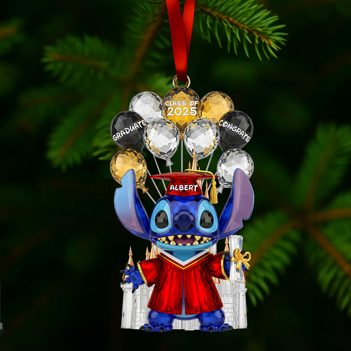 Dream Big Graduation Ornament - Personalized Christmas Gifts For Graduates 02NALU200925-Homacus