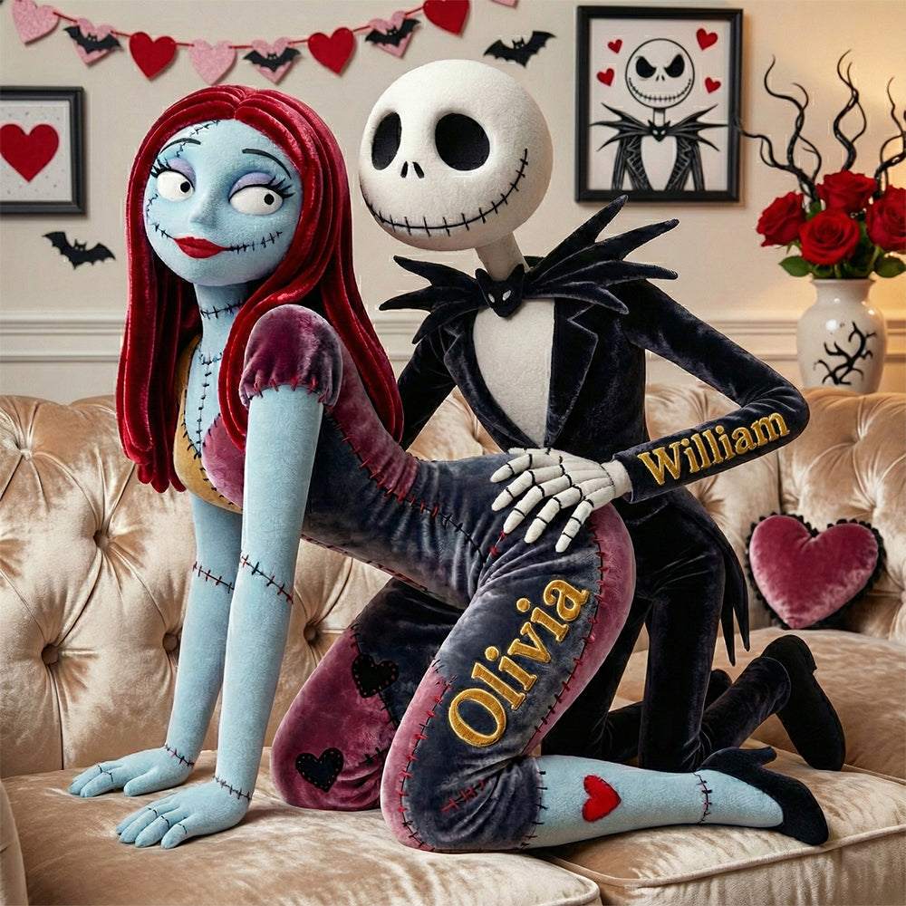 Gothic Romance Couple Pillow  - Personalized Gifts For Couple 06TGDT081225