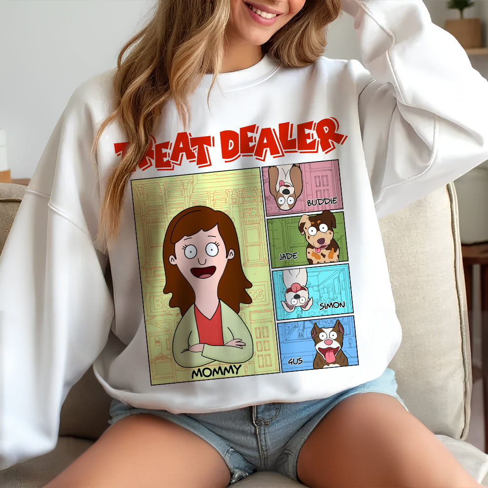 Treat Dealer Shirt - Personalized Gifts For Dog Lovers 05XQLU020425HG-Homacus