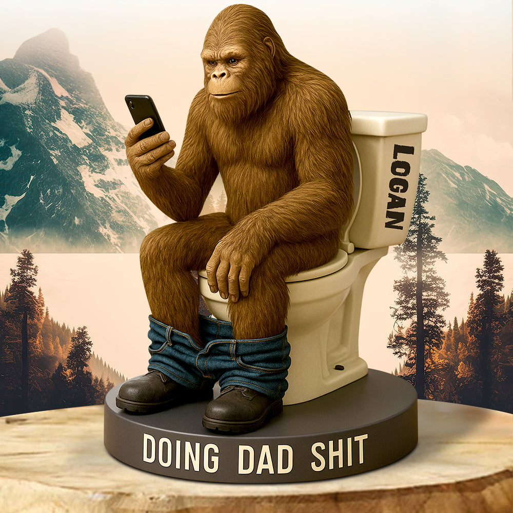 Big Foot Dad Doing Acrylic Plaque - Personalized Gifts For Dad 04ohdt070525-Homacus