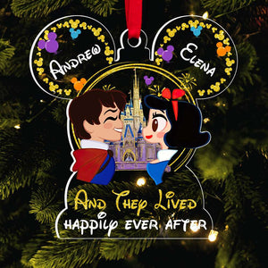 Personalized Gifts For Couple Ornament, Fairy Tale Couple 01NADT190824-Homacus