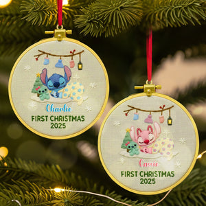 Baby First Christmas Acrylic Ornament - Personalized Gifts For Kids 05tomg171125-Homacus