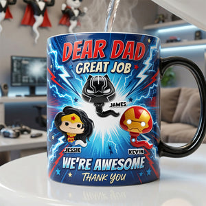 Powerful Dad Magic Coffee Mug - Personalized Gifts For Dads 03HUTA190526-Homacus