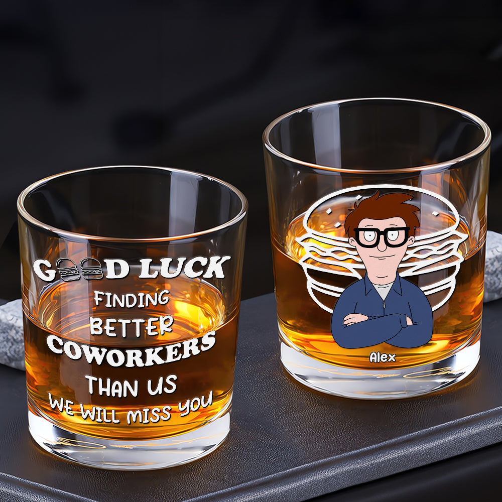 Personalized Gifts For Coworkers Whiskey Glass 01TGMH130225HG-Homacus