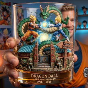 40 Years Of Legend Round Glass - Gifts For Anime Lovers 06TYLU200326-Homacus