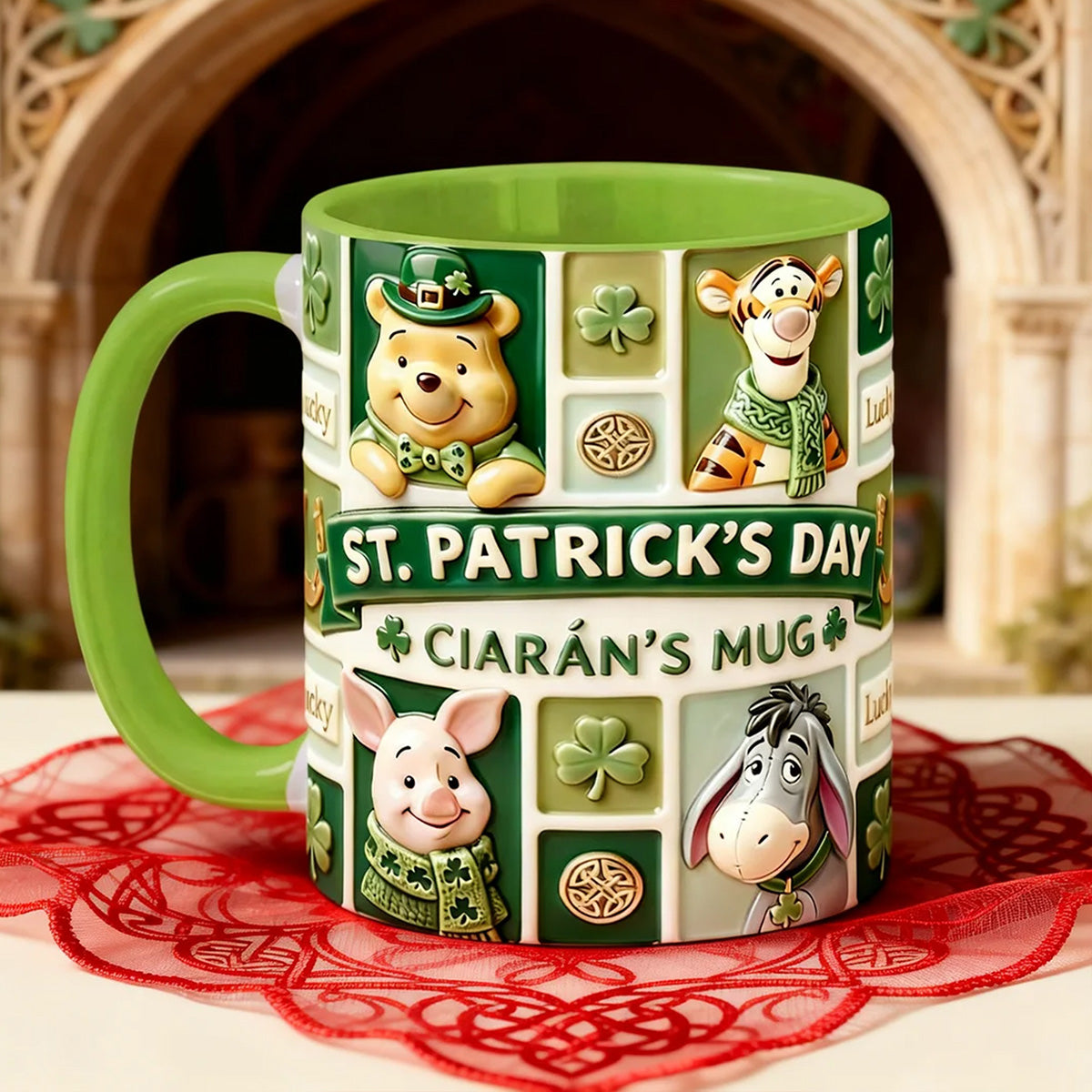 Lucky Coffee Accent Mug - Personalized Gifts For Friends 01pata110226-Homacus
