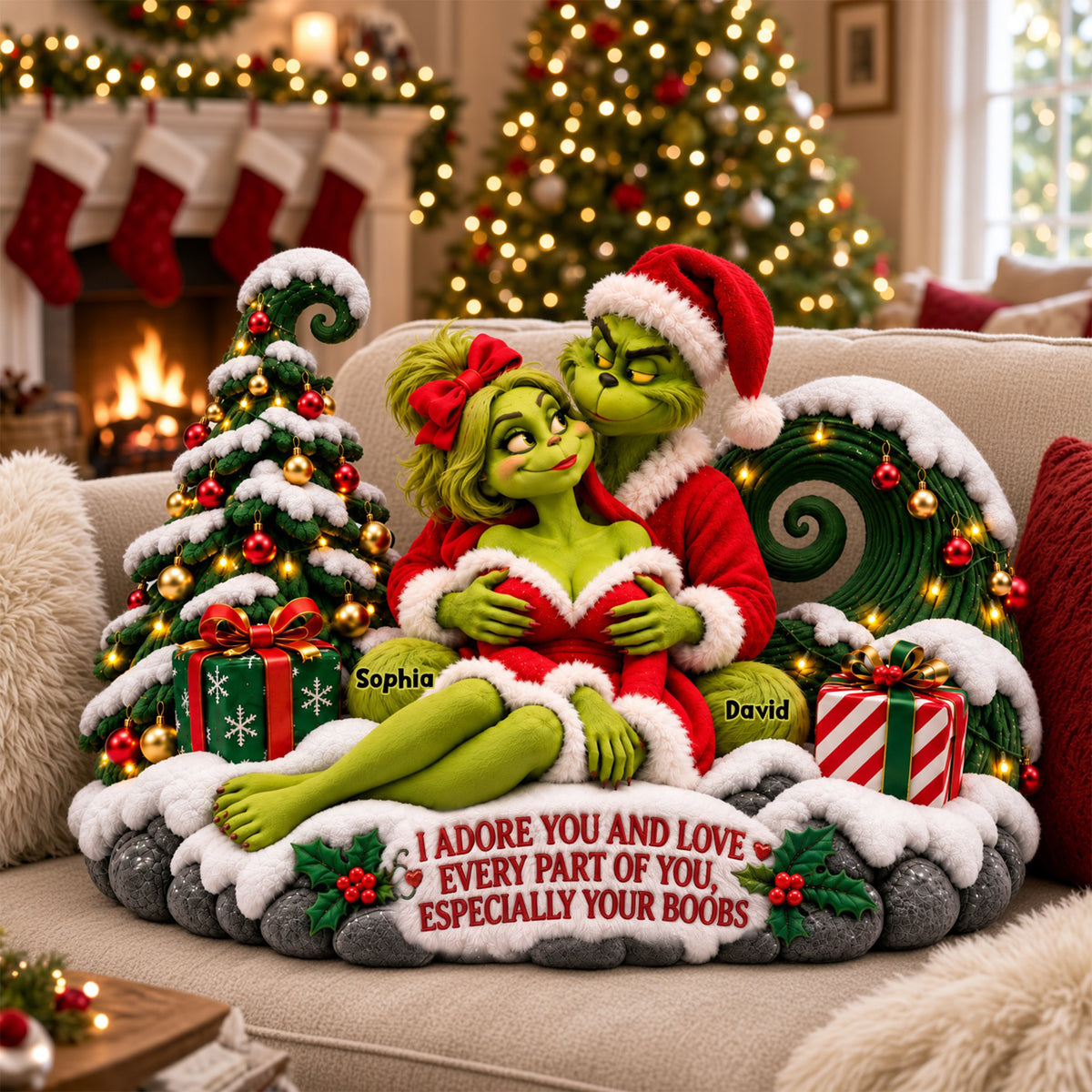 Mischief In Love Couple Pillow - Personalized Gift For Couples 10TTLU201026