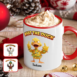 Funny Holiday Duck Coffee Mug – Personalized Gifts For Duck Lovers 03namg031125-Homacus