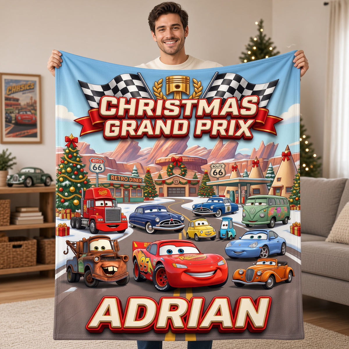 Grand Prix Racing Blanket - Personalized Gift For Racing Lovers 05TYLU211026-Homacus