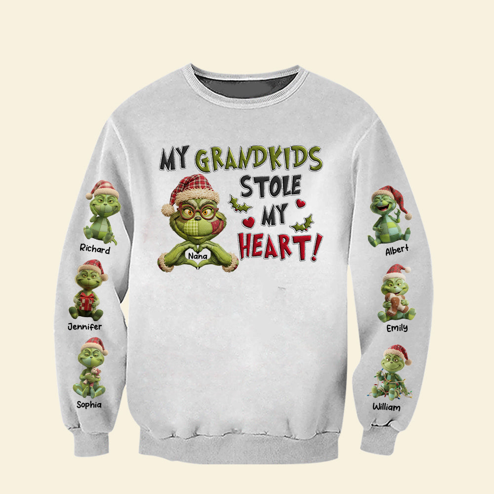 Cute Grandkids 3D Shirt - Personalized Gifts For Grandma 02naqn241025-Homacus