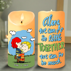 Personalized Gifts For Couple Led Candle, Together We Can Do So Much 05tgpu150125hg-Homacus