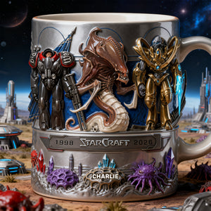 Futuristic Space Warrior Coffee Mug - Personalized Gifts 01nalu120226-Homacus