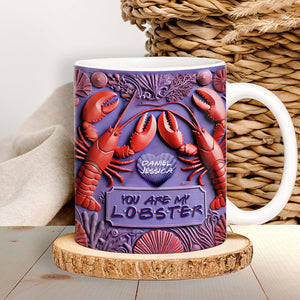 Personalized Gifts For Couple Mug, Lobster Couple 03QHLU101224-Homacus