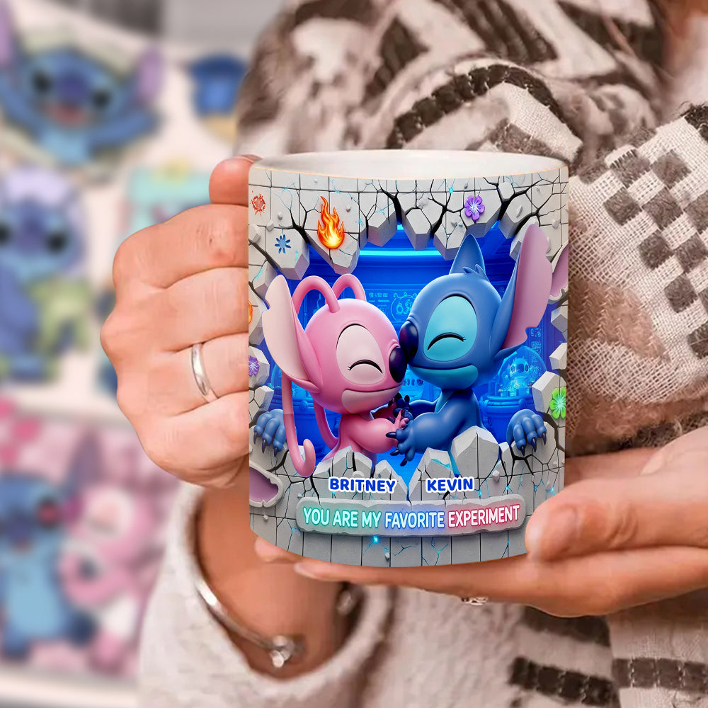 Cartoon Couple Coffee Mug - Personalized Gifts For Couple 04ohdt050625-Homacus