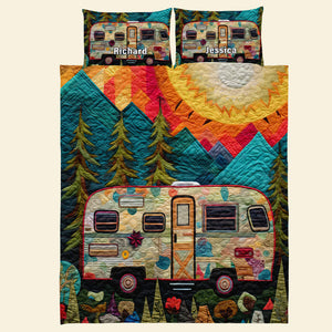 Personalized Gifts For Camping Lovers Quilt Bedding Set Special Line 06tgqn080125-Homacus