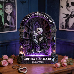 Gothic Couple Acrylic Plaque - Personalized Gifts For Couple 05toqn070126-Homacus