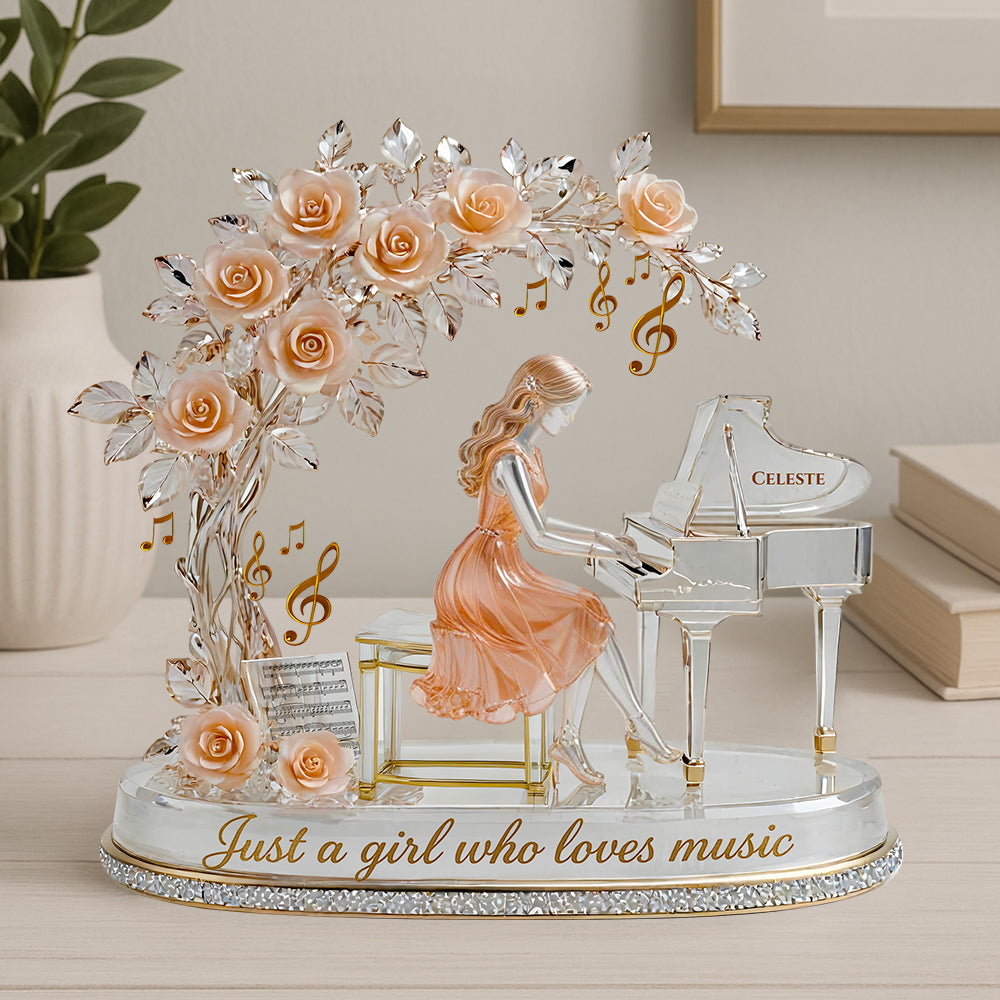 Holiday Harmony Piano Plaque – Personalized Xmas Gifts For Her 01QHDT090725-Homacus