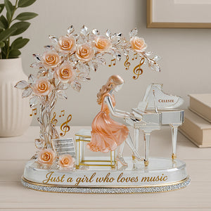 Holiday Harmony Piano Plaque – Personalized Xmas Gifts For Her 01QHDT090725-Homacus