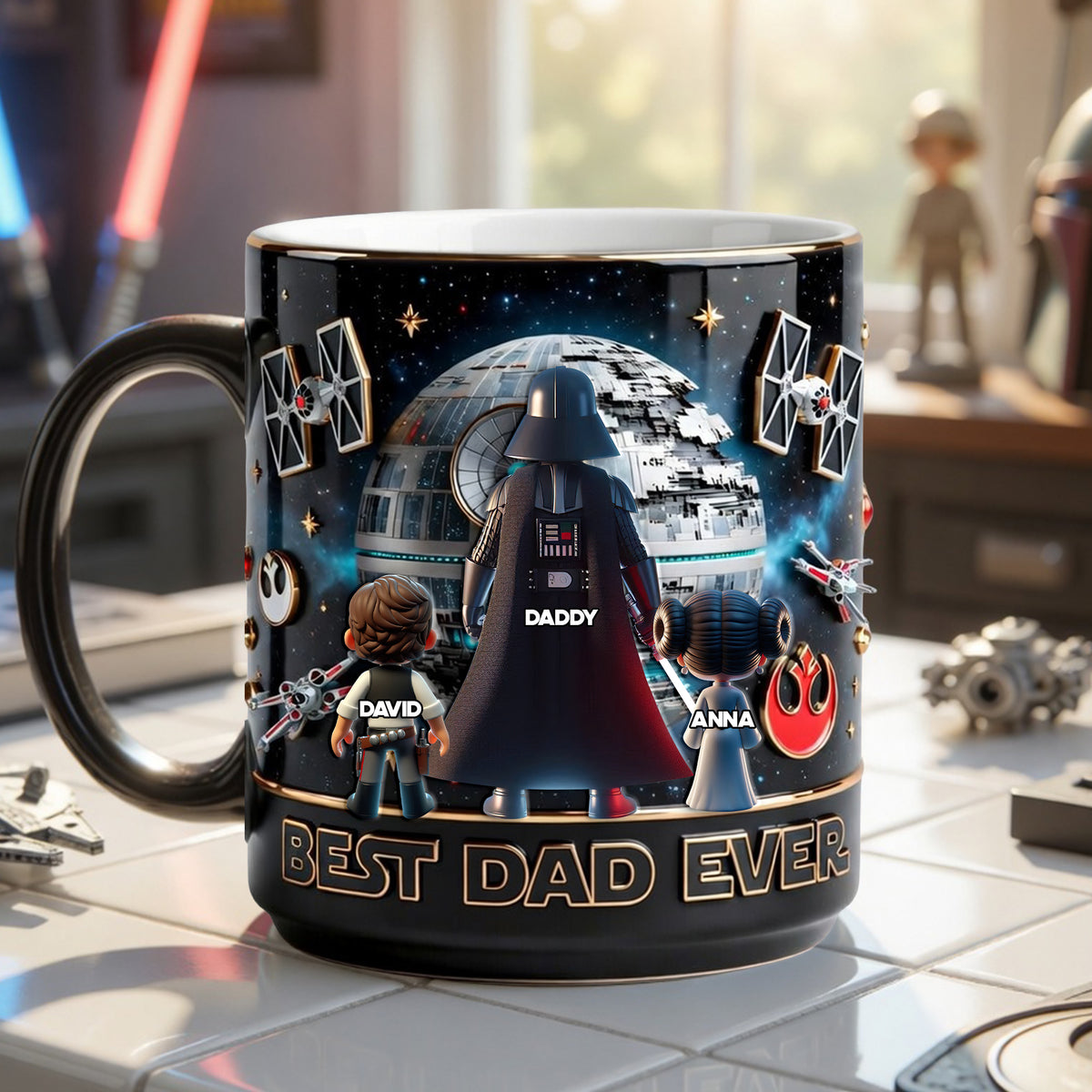 Best Dad Ever Magic Mug - Personalized Gifts For Dads 04ohlu080526-Homacus
