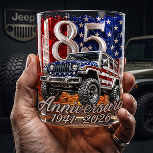 Celebrated 85th Anniversary Drinking Glass - Personalized Gifts 02padt290526