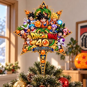 40th Anniversary Legend Acrylic Christmas Tree Topper - Personalized Gifts For Christmas 13ohlu081026-Homacus
