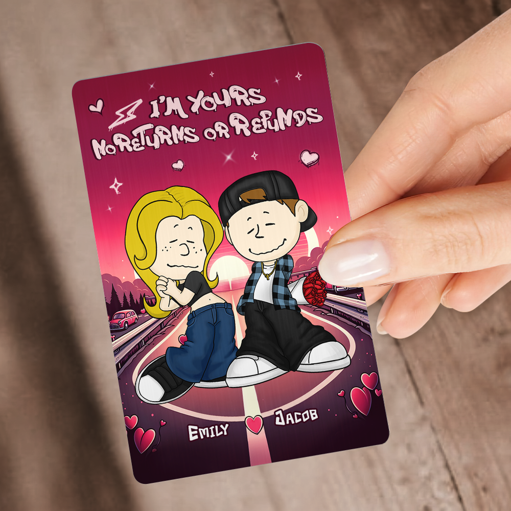 Personalized Gifts For Couple Wallet Card No Returns or Refunds 01xqpu070125hg-Homacus
