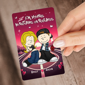 Personalized Gifts For Couple Wallet Card No Returns or Refunds 01xqpu070125hg-Homacus