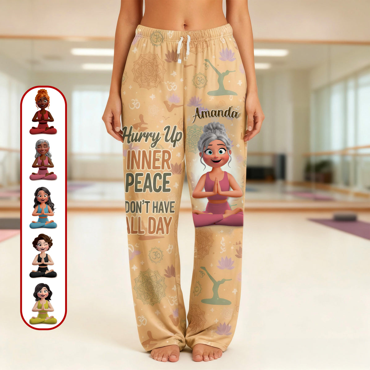 Yoga Girl Pajama Pants - Personalized Gifts For Yoga Lovers 02namg140126-Homacus