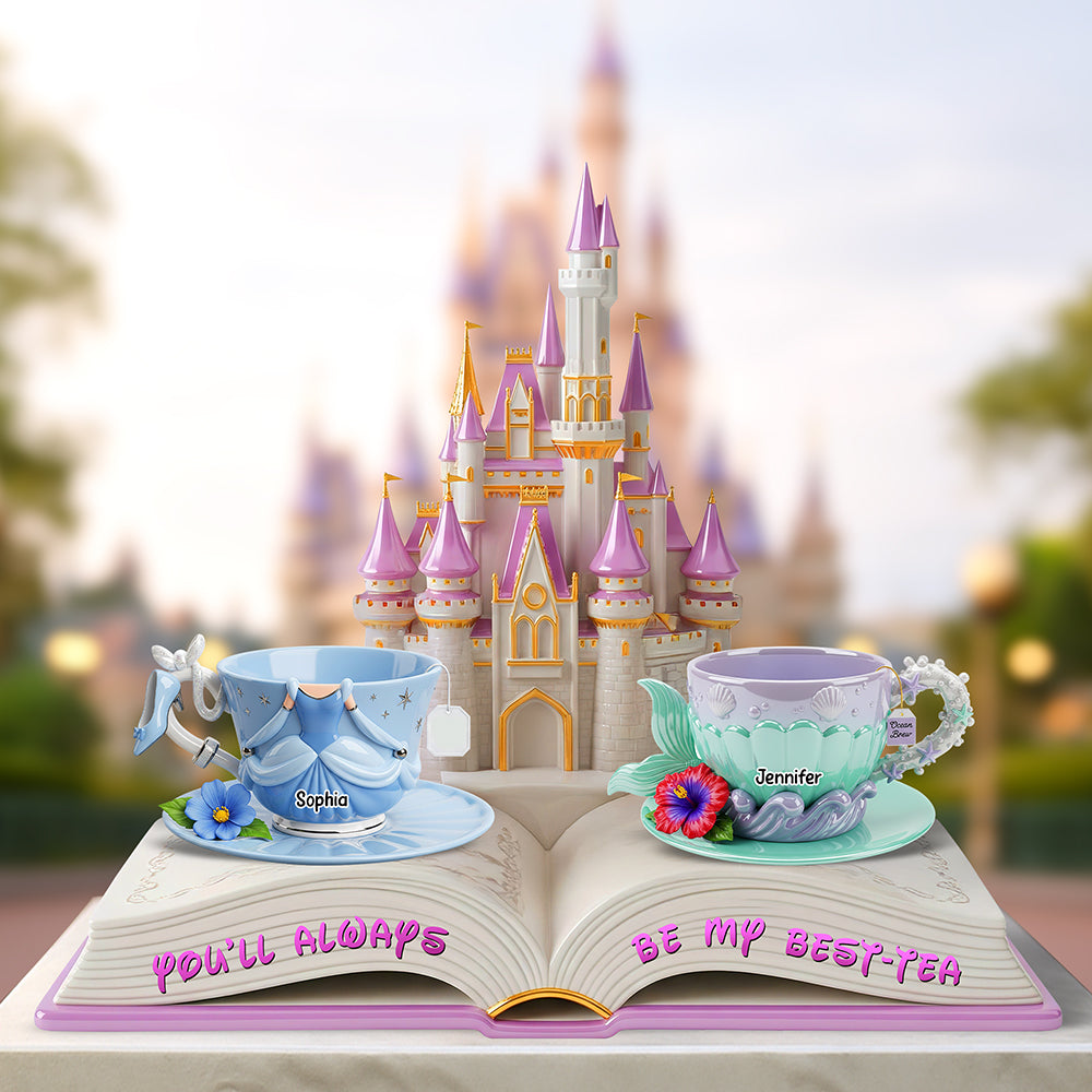 Best-tea Castle Acrylic Plaque - Personalized Gifts For Best Friends 02NAQN030625-Homacus
