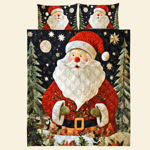 Christmas Santa Quilt Bed Set 06ACQN291024-Homacus