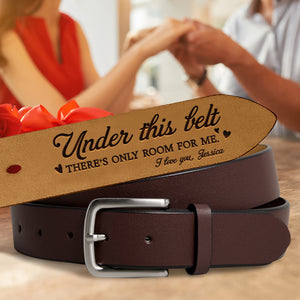 Personalized Gifts For Him Leather Belt With Secret Message 04ohtn071224-Homacus