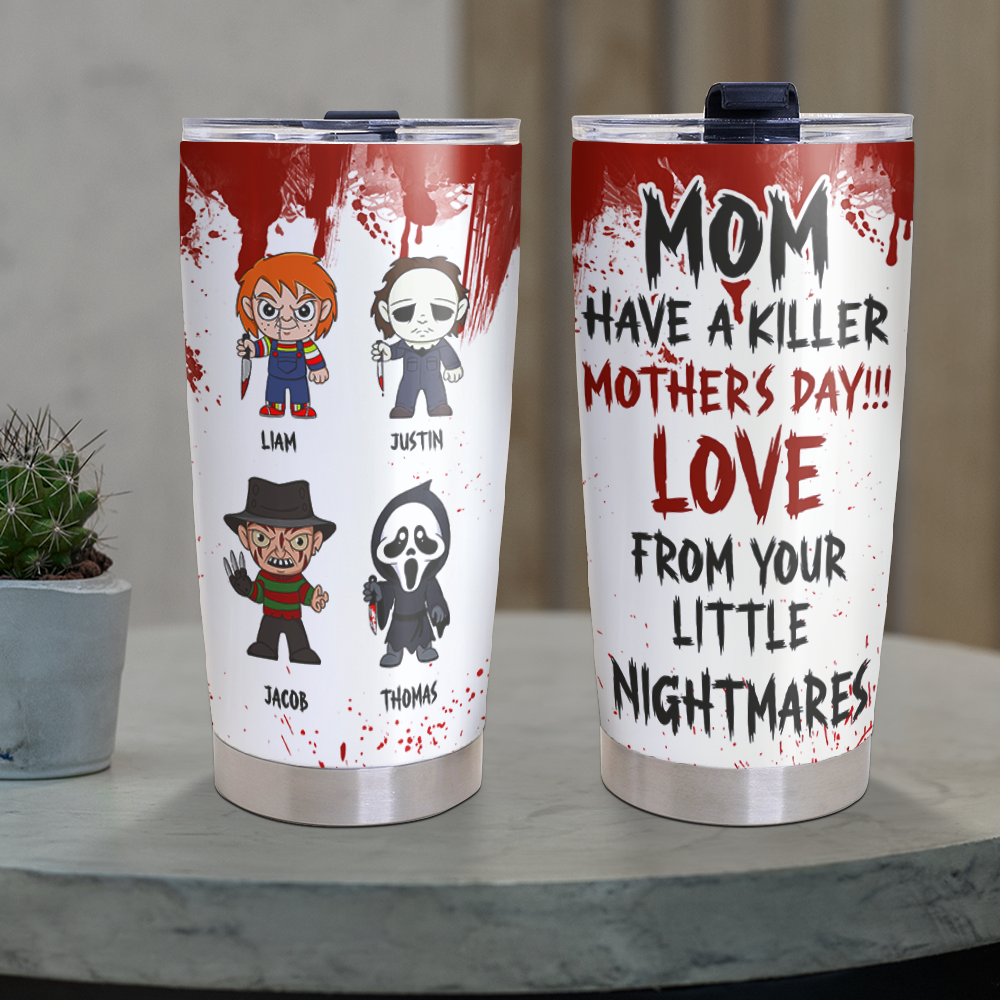 Horror Mom Tumbler - Personalized Gifts - Little Nightmares 01ohpu220325-Homacus