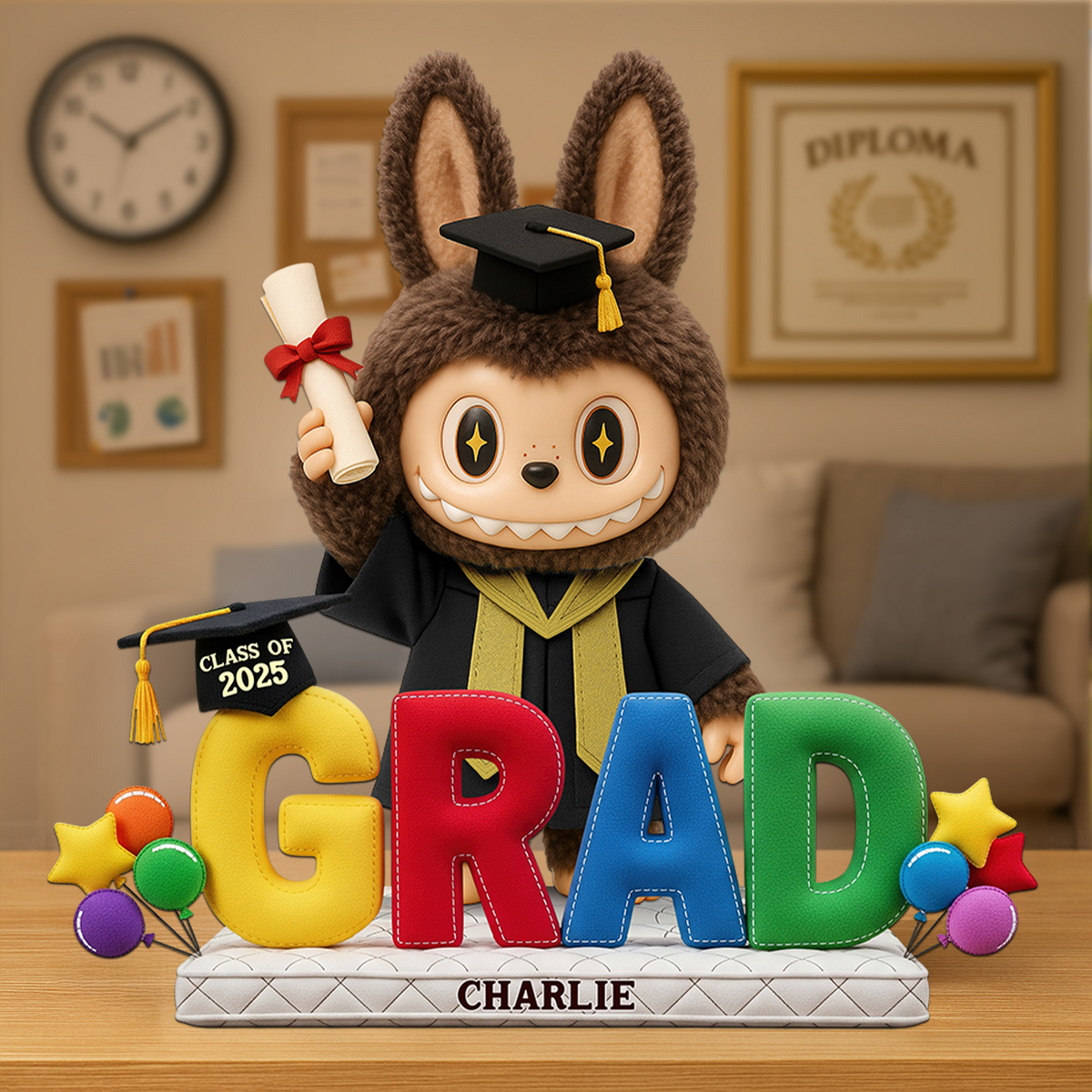 Graduation Doll Acrylic Plaque - Personalized Gifts For Graduate 02napu190625-Homacus
