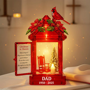 Personalized Cardinal Memorial Custom Shape Acrylic Light Box – Heaven Christmas Gift For Family 03tomg051125-Homacus