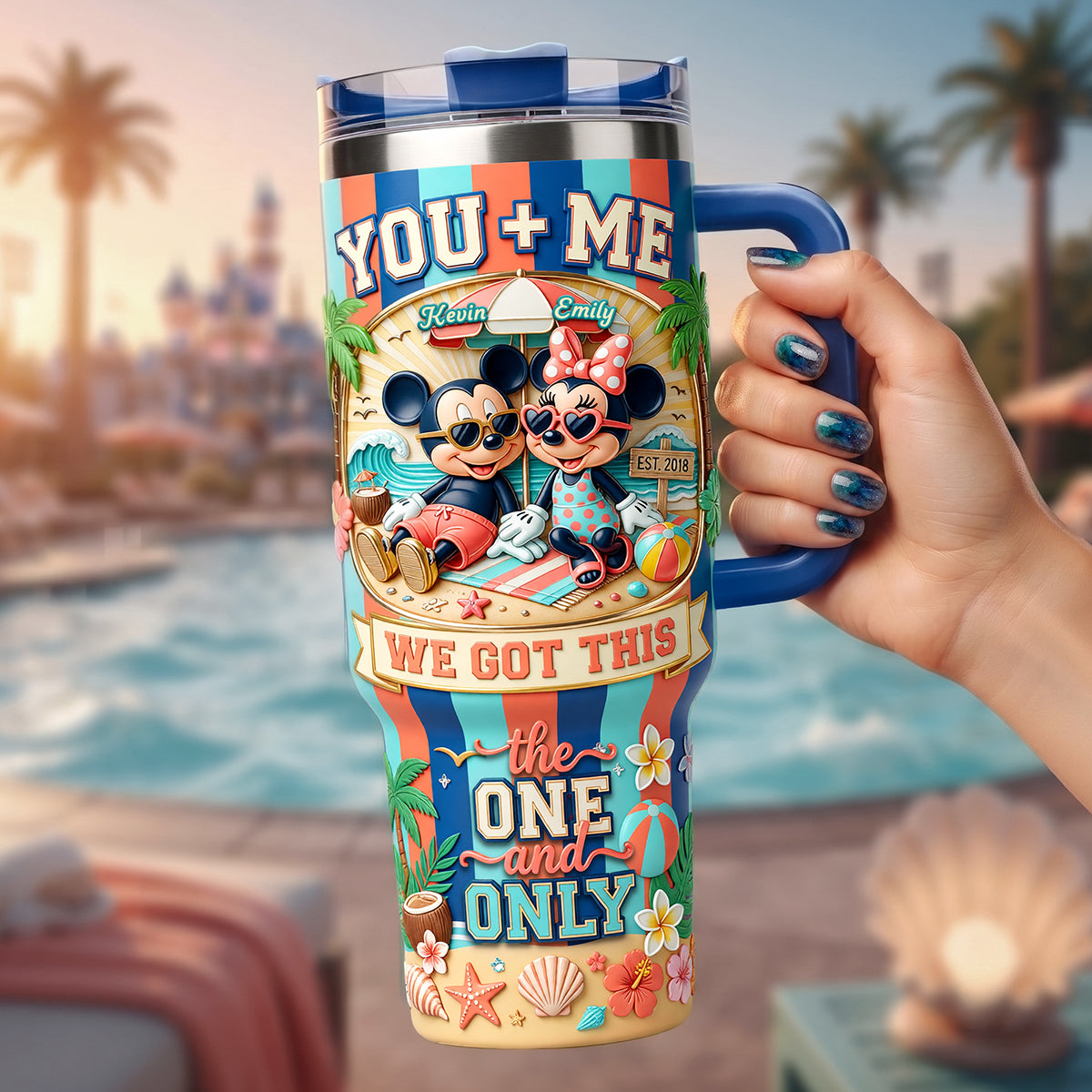 You And Me We Got This Tumbler With Handle - Personalized Gifts For Couple 02pata220726-Homacus