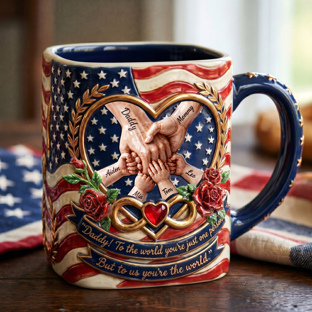 Infinity Love Accent Mug - Personalized Gifts For Family 03palu230526-Homacus