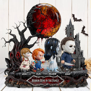 Horror Slay Family Acrylic Plaque Personalized Gifts For Family 02OHDT130625-Homacus