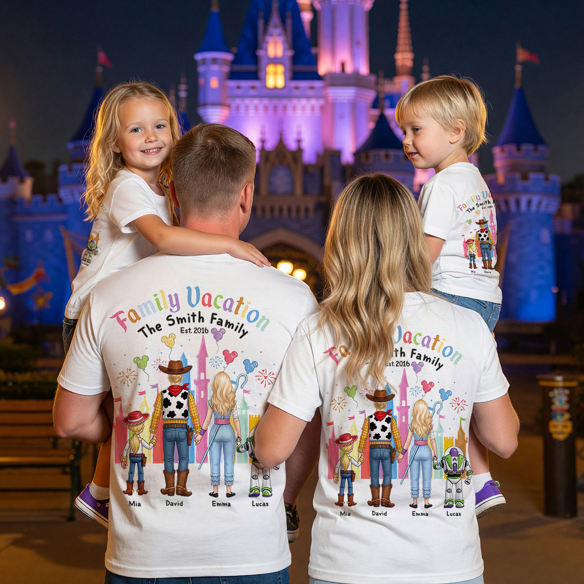 Family Vacation Shirt - Personalized Gifts For Family Shirt 03HUDT200626-Homacus