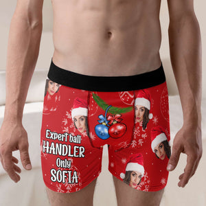 Personalized Christmas Gifts For Him Man Boxer, Expert Ball Handler 01QHMH300924-Homacus