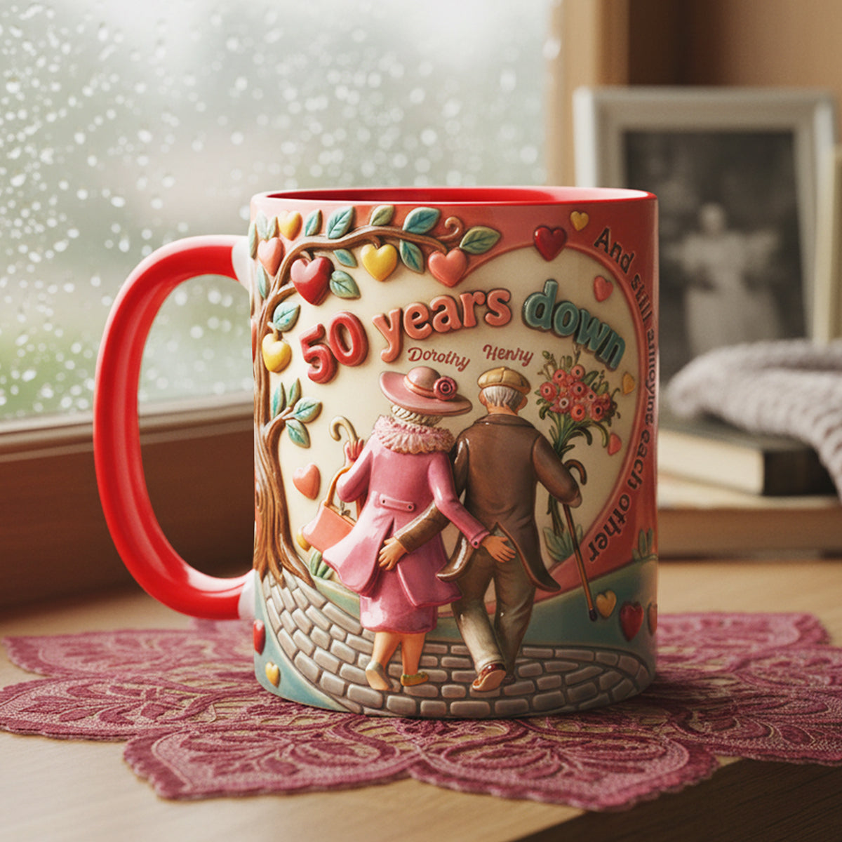 Naughty Old Couple Coffee Mug - Personalized Gifts For Couple 01pata270126-Homacus