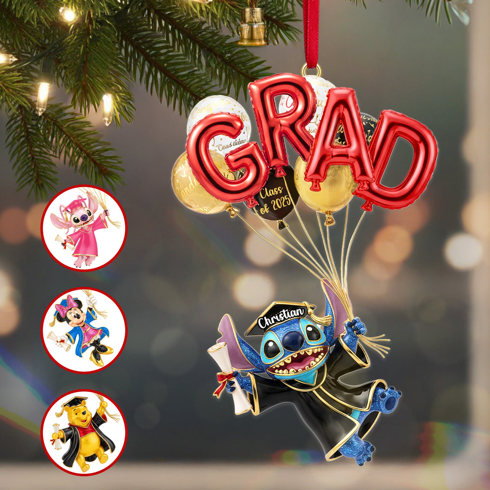 Graduation Ornament - Personalized Gifts For Graduation Christmas Ornament 01NAMG250925-Homacus
