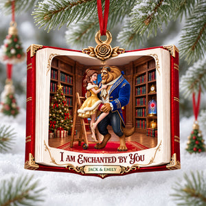 Timeless Fairytale Couple Acrylic Ornament - Personalized Christmas Gift For Couples 07HADH021026-Homacus