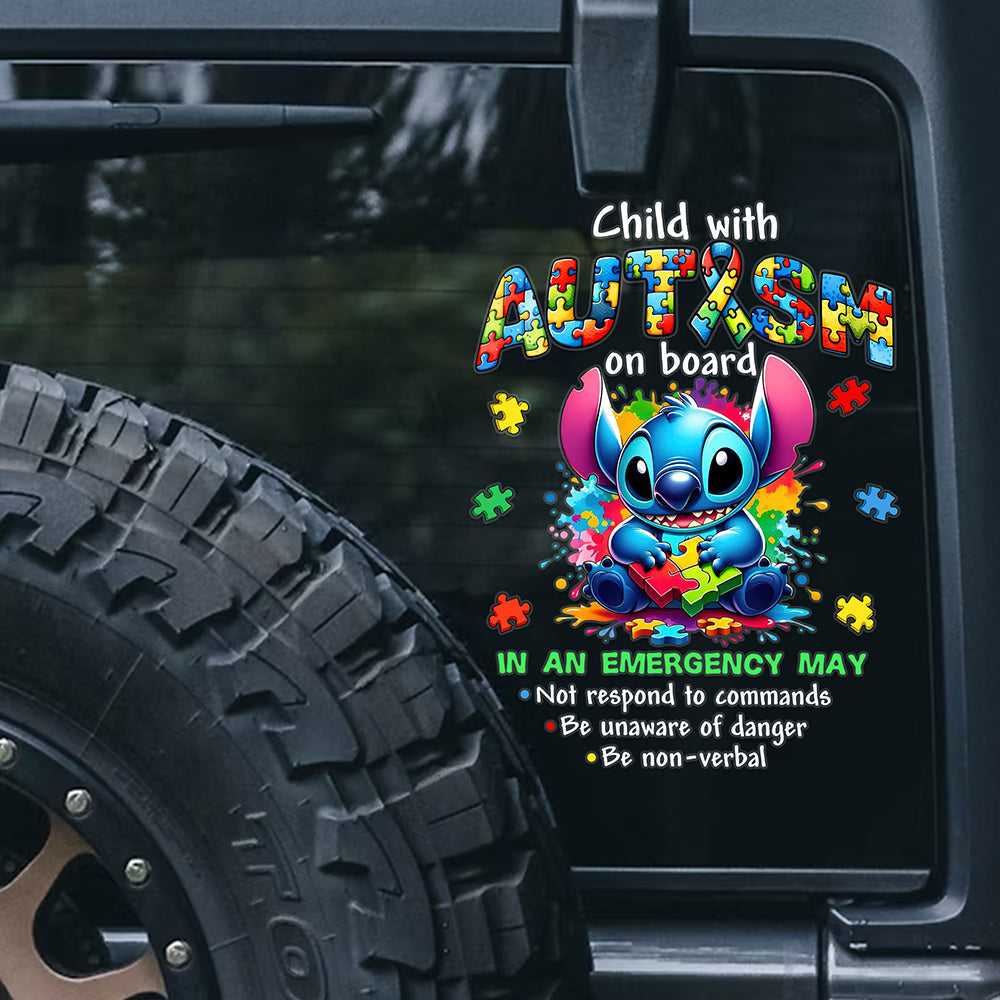 Christmas Gifts For Autism Awareness Car Decal 04huqn270225-Homacus