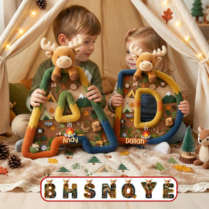 Camping Alphabet Pillow - Personalized Gifts For Campers 01kimg111225-Homacus